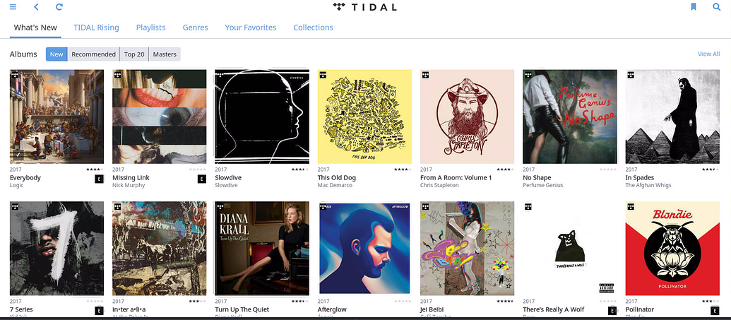 tidal artist support