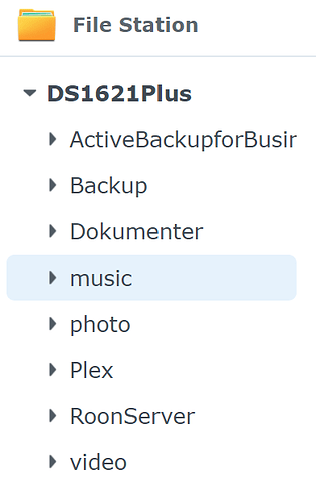 Synology path