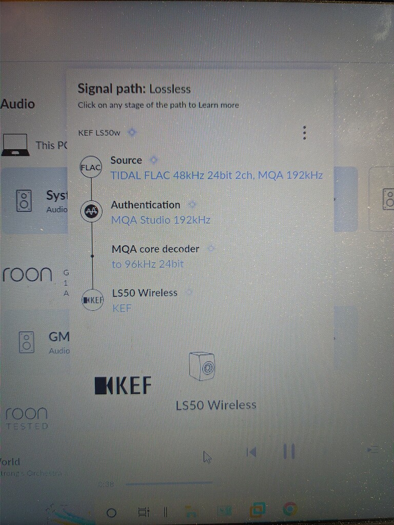 192khz not working on KEF ls50 wireless mk1 KEF Roon Labs Community
