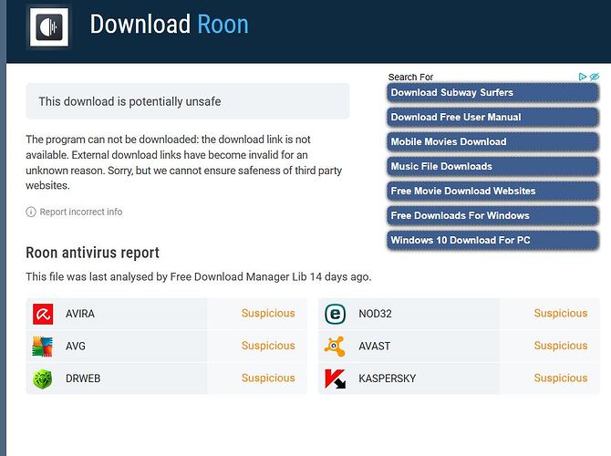 Roon download problem2