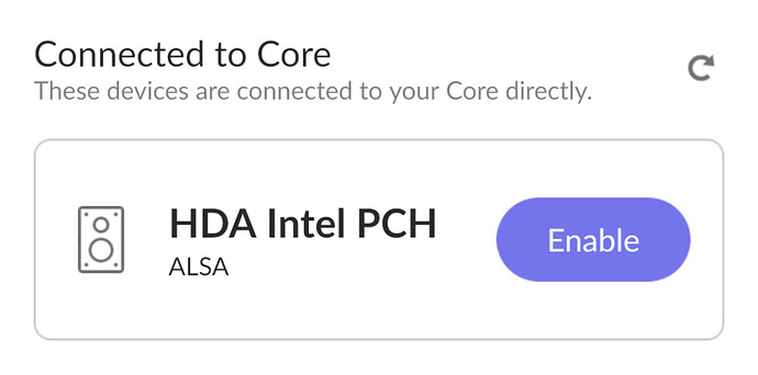 devices connected to core