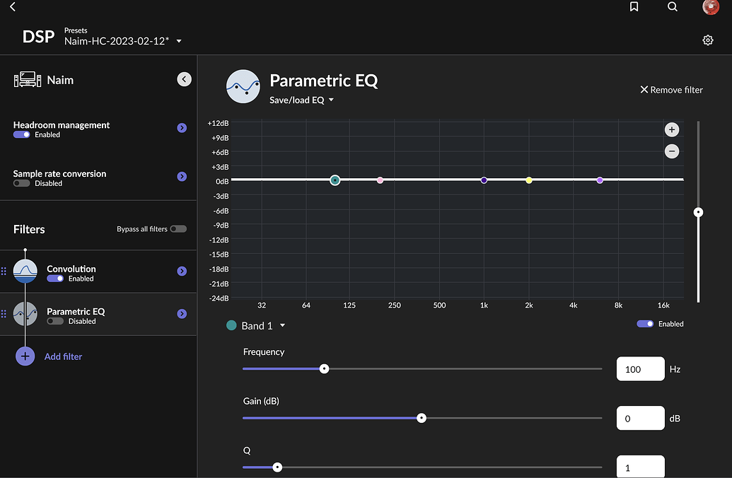 Default Roon EQ settings DSP Roon Labs Community