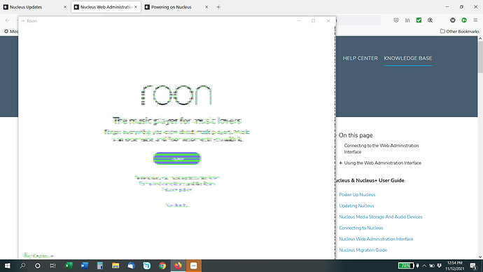 Roon graphic problem