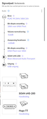 Roon volume fout 03