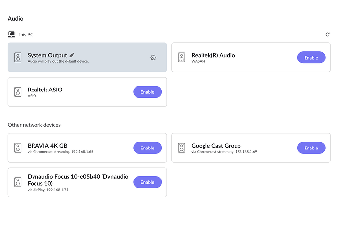 Roon audio screenshot