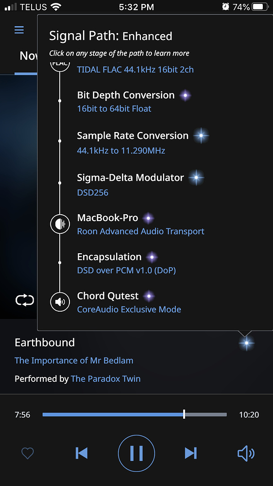 Chord Qutest upsampling with Macbook Pro Chord Roon Labs Community