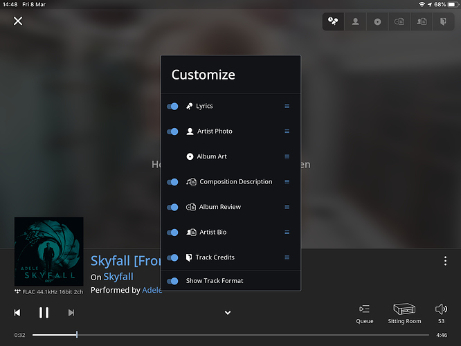 Now playing lyrics default - Roon Software Discussion - Roon Labs Community