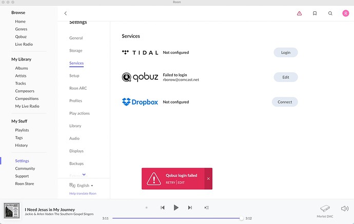 Roon 8 Services Screen Shot 2023-05-15 at 8.59.01 AM