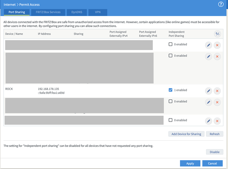 Port Forwarding Instructions for (Most) Fritz!Box Users ARC Port Forwarding
