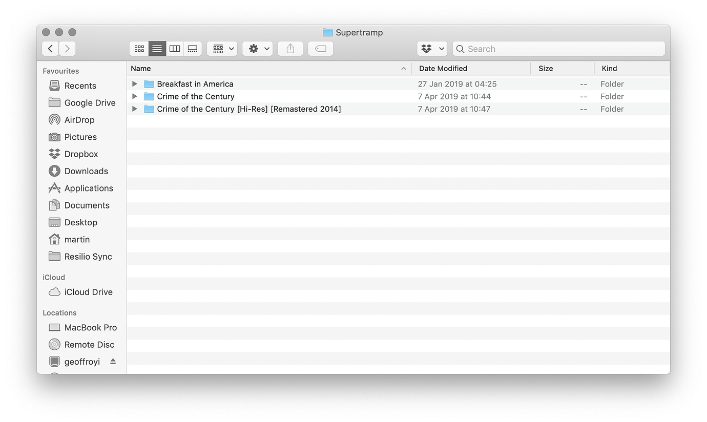 What is the best way to name your file/folders? Roon Software