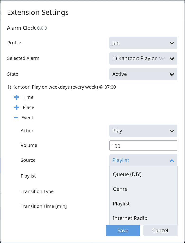 Alarm Clock's most requested feature [Included in v0.7.0] Roon API