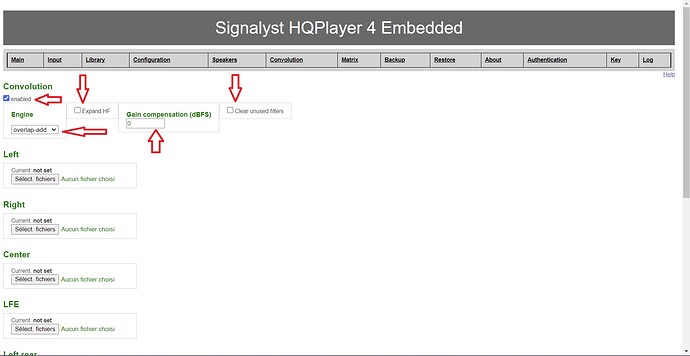 Activation convolution Hqplayer Embedded