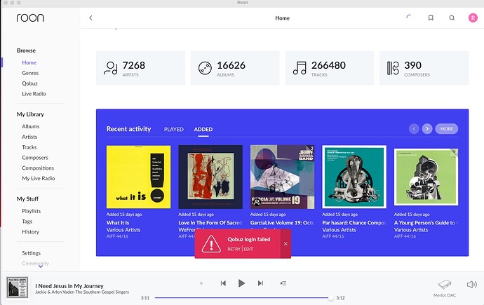 Roon 6 Home Screen Shot 2023-05-15 at 8.52.02 AM