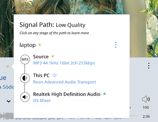 roon client signal path