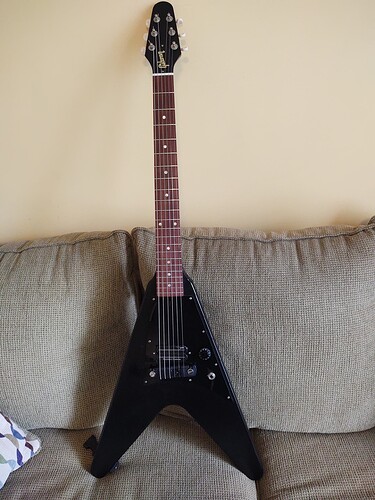 2011 Gibson Melodaymaker Flying V (3)