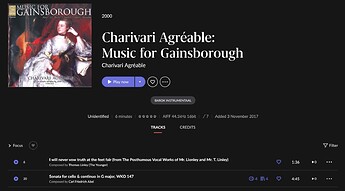 Charivari Music for Gainsborough