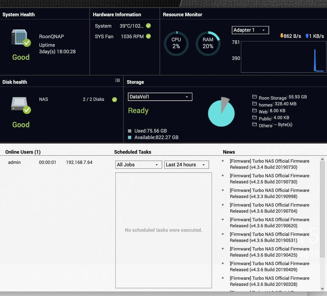 Release build. Интерфейс Roon. NETBAK Replicator (для Windows). Wake on lan QNAP. QNAP восстановление datavol1.