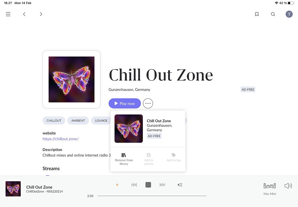 Radio stations not showing in My Library? Support Roon Labs Community
