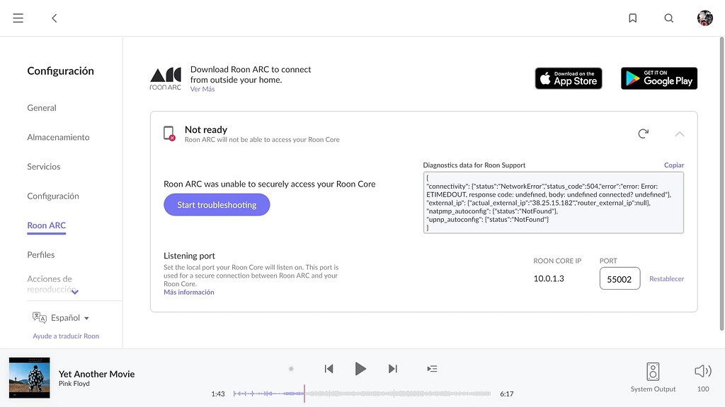 Roon ARC no connection with Huawei Modem/router and Airport Time ...