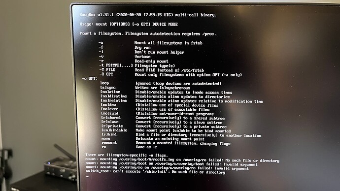 Rock not mounting - Tinkering - Roon Labs Community
