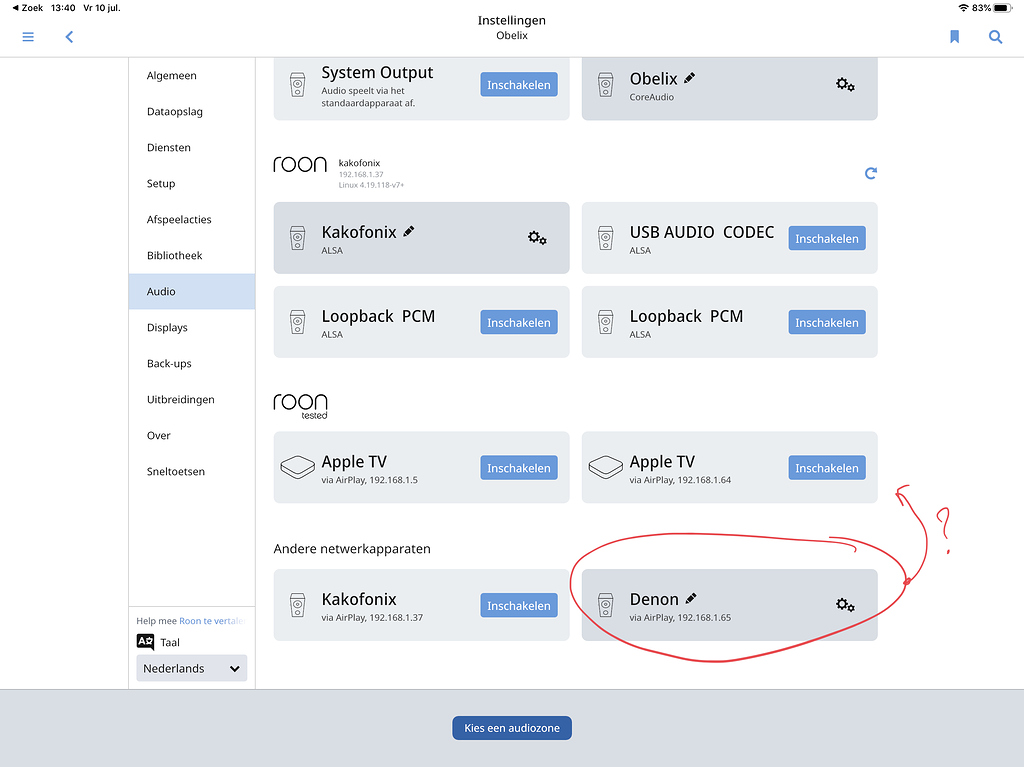 “Roon tested” Denon AVR shows up under Airplay only - Support - Roon ...