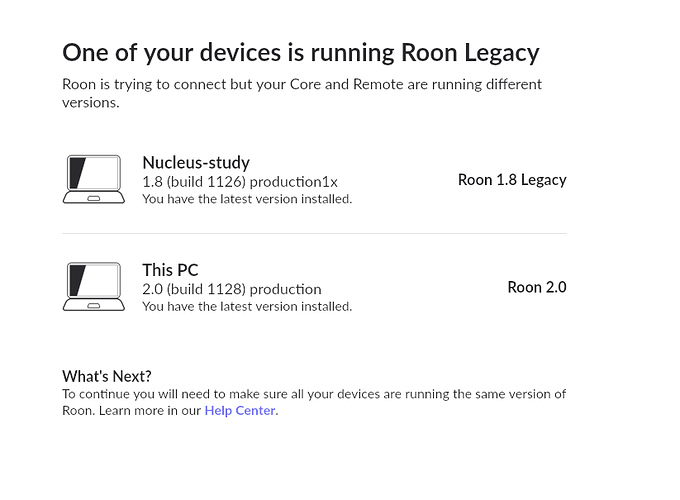 Roon 1.8 Legacy