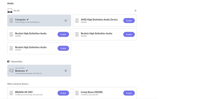 Roon Settings Audio