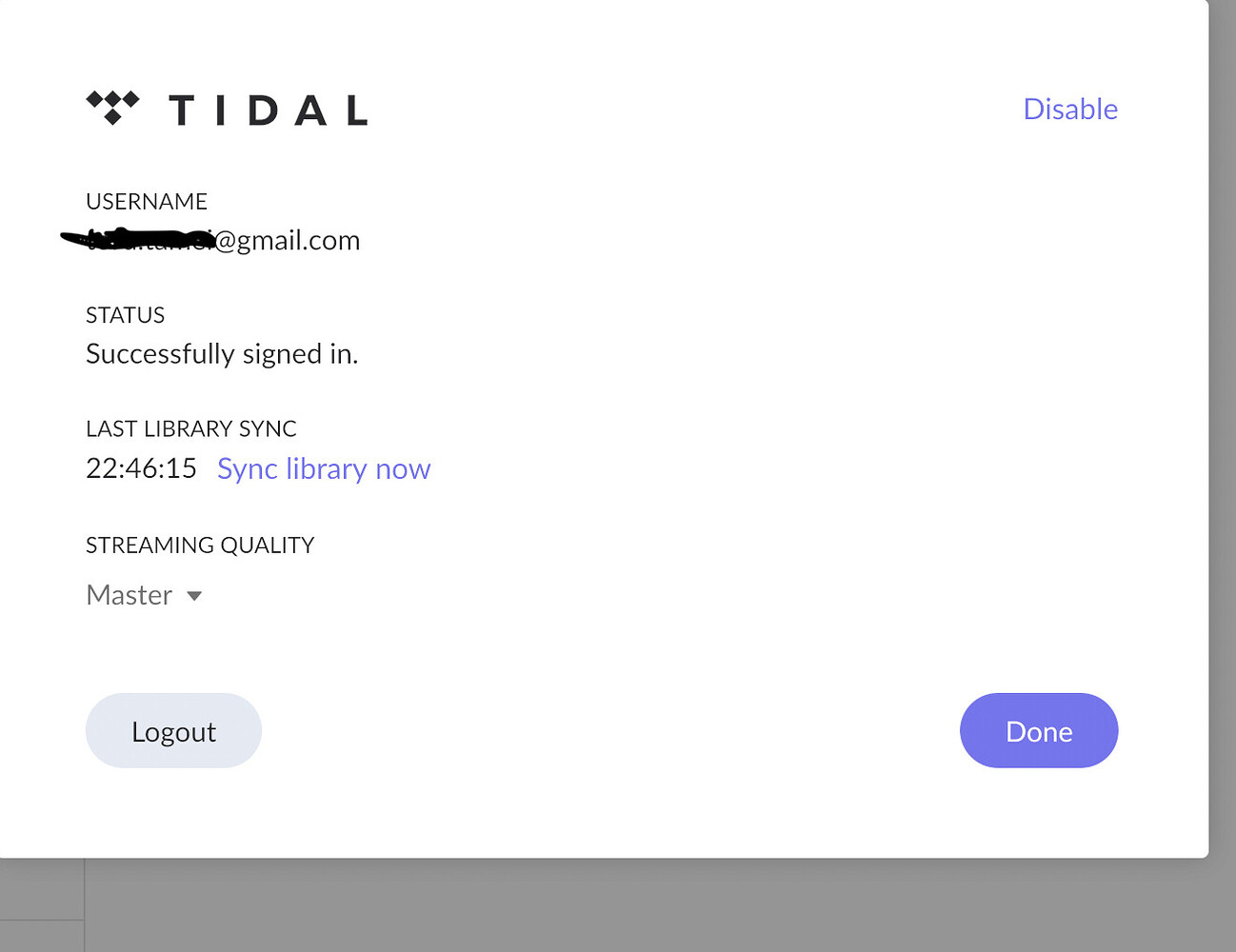 roon tidal connect