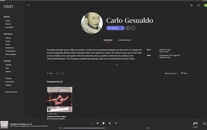 Composer Carlo Gesualdo Composed By