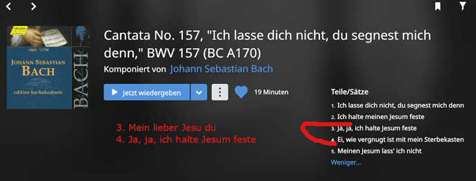 Bach cantata BWV 157