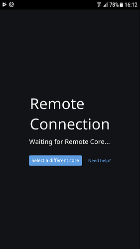 Roon Waiting for Remote Connection