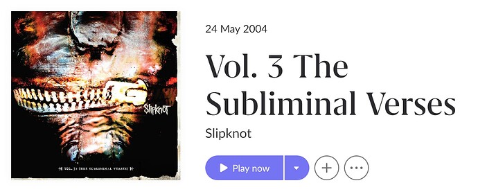 Slipknot - Vol. 3