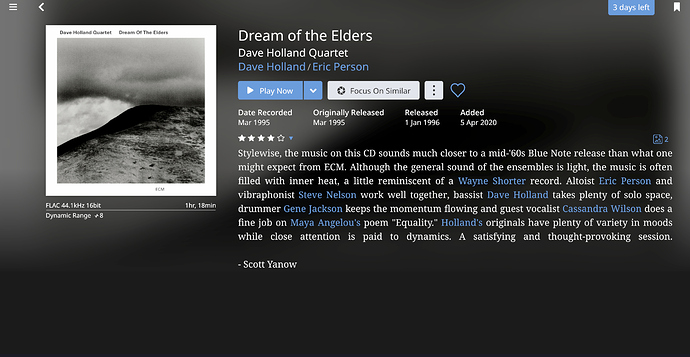 roon - dream of elders