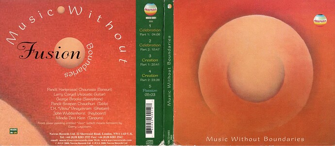 Digipak Front & Back
