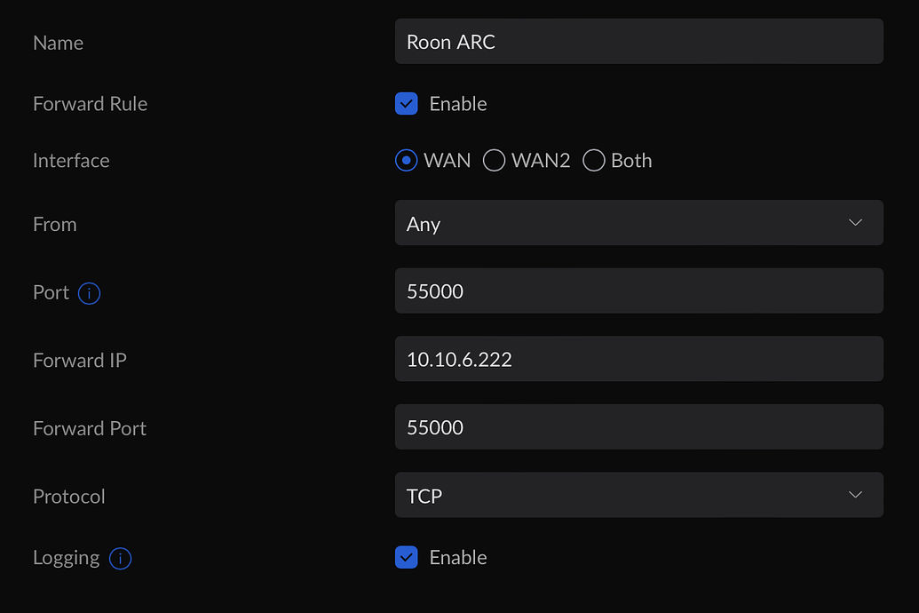 Port Forwarding Not Working on UniFi Router ARC Port Forwarding Help