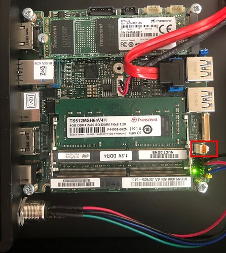 Nucleus White Push Button Highlighted