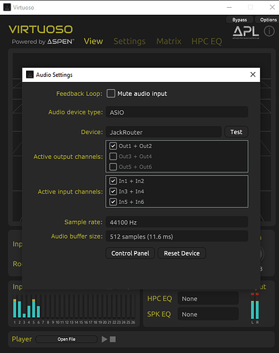 VirtuosoAudioSettings