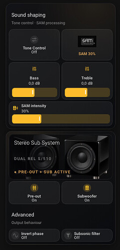 HA Devialet dashboard 2