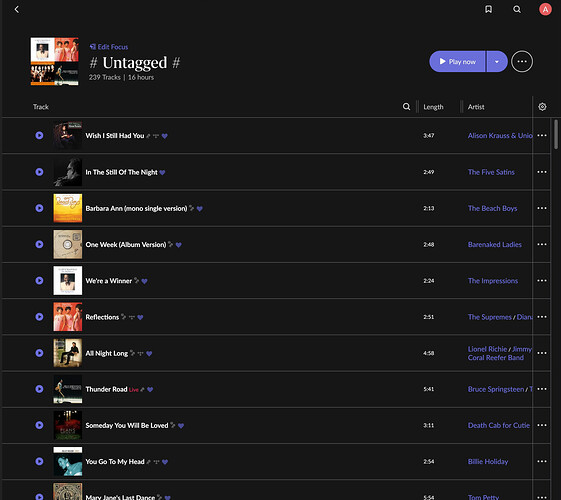 Initial Opening of Smart Playlist after restoring backup