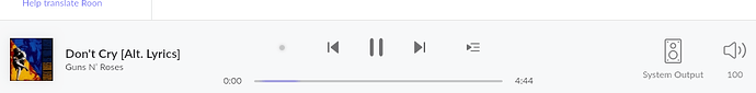 Roon app trying to play a song without getting pass 0:00