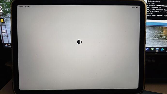 iPad next screen - get stuck from here