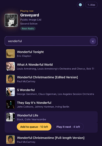Guest screen on phone adding a track