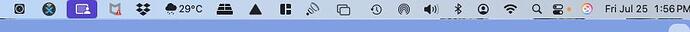 Menu bar