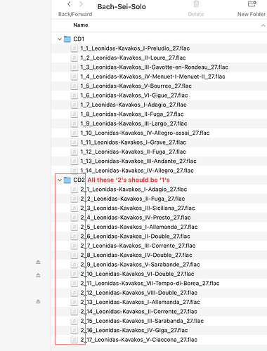 Multi-disk renaming