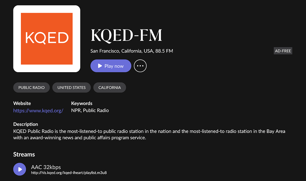Kqed live stream hotsell