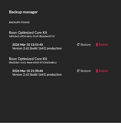 F trying backup