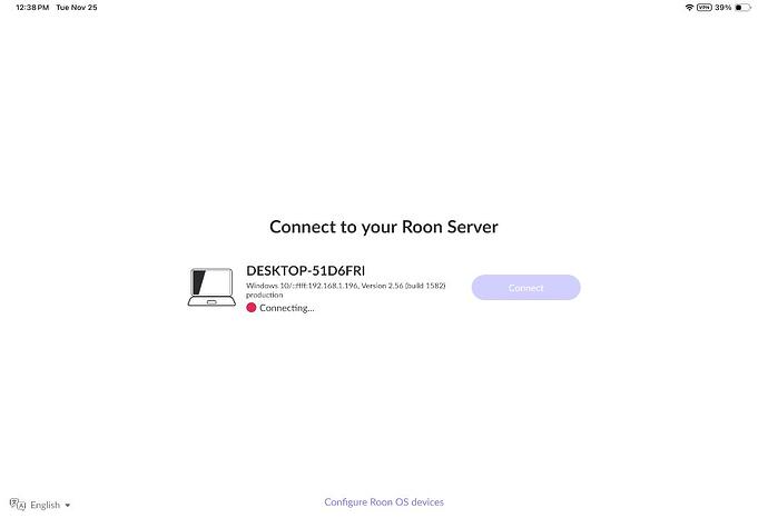 roon connecting pic