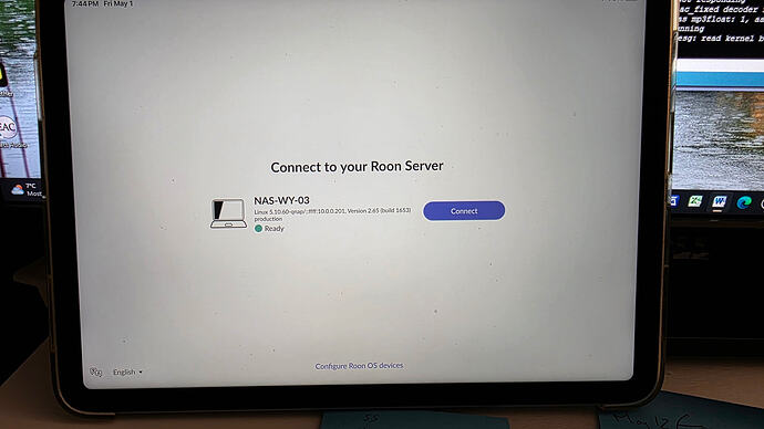 iPad 1st screen