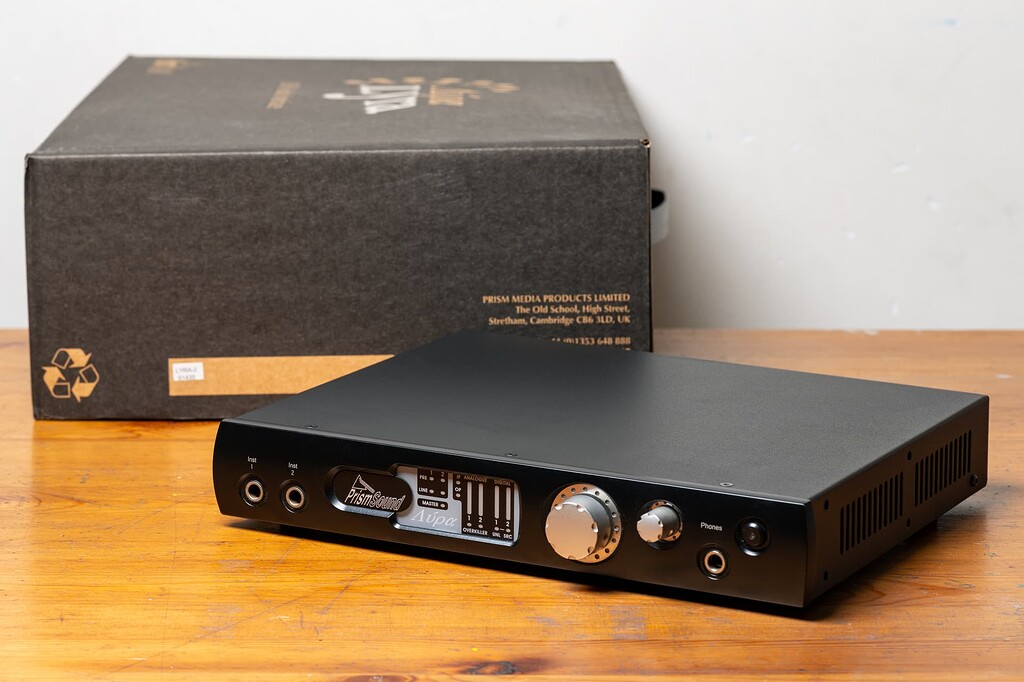FS: Prism Sound Lyra 2 (with Rackmount Ears) USB Audio