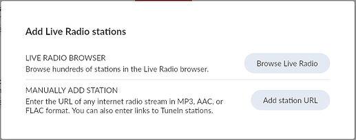 Manually Add Station